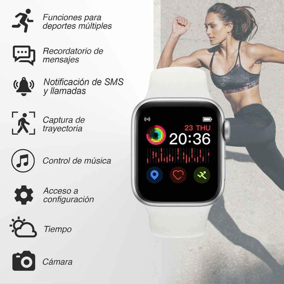 Reloj Smartwatch T500™; TENDENCIA 2024